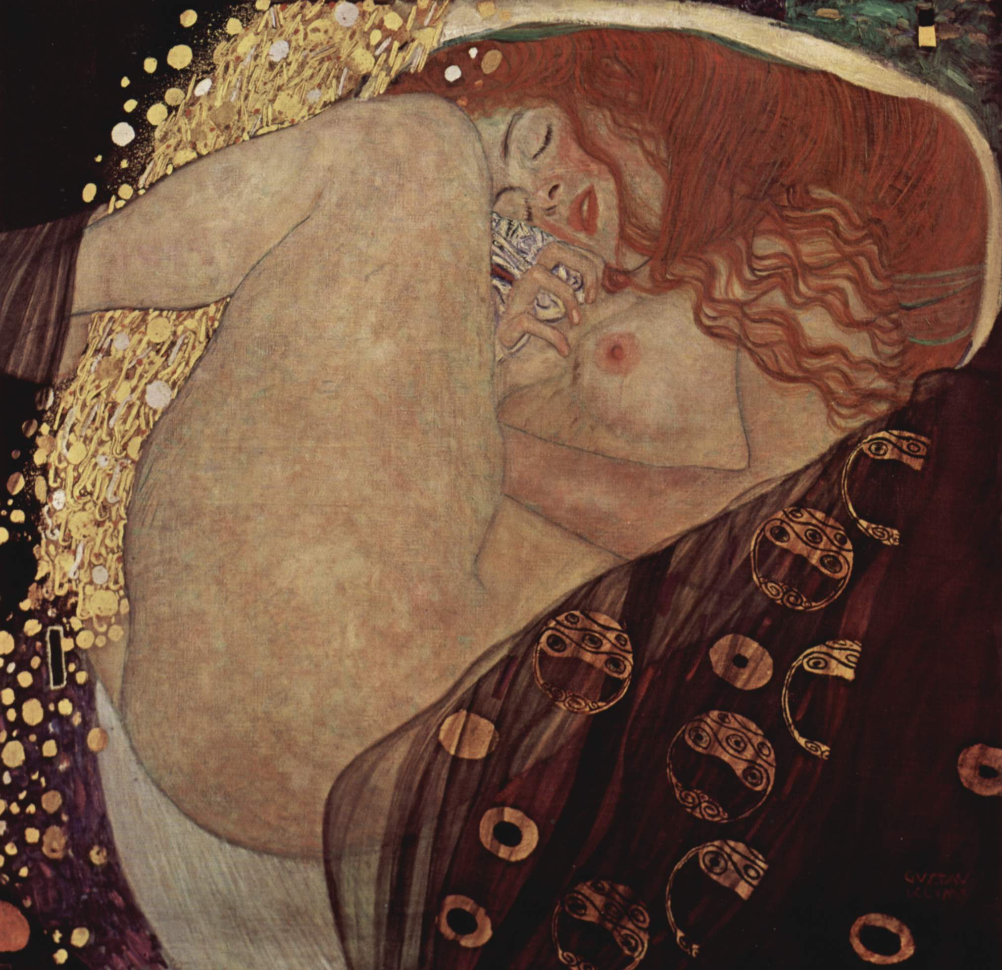 Gustav Klimt - Danae 1907